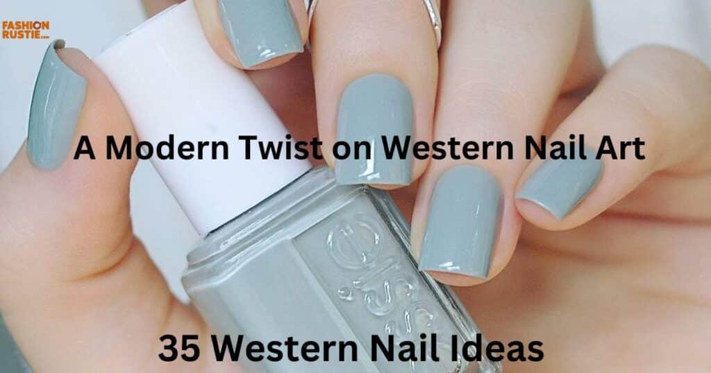 Elegant nails showcasing a modern take on Western art, blending classic elements with contemporary flair.
