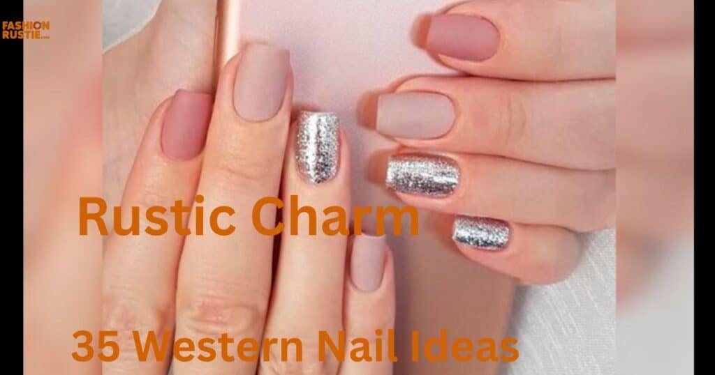 A collection of 35 rustic charm western nail designs perfect for spring and summer, showcasing vibrant colors and unique patterns.