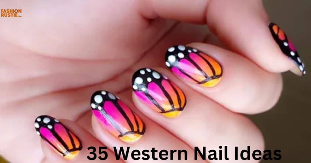 Showcase of 35 unique nail art ideas reflecting the essence of Southwestern culture and aesthetics.